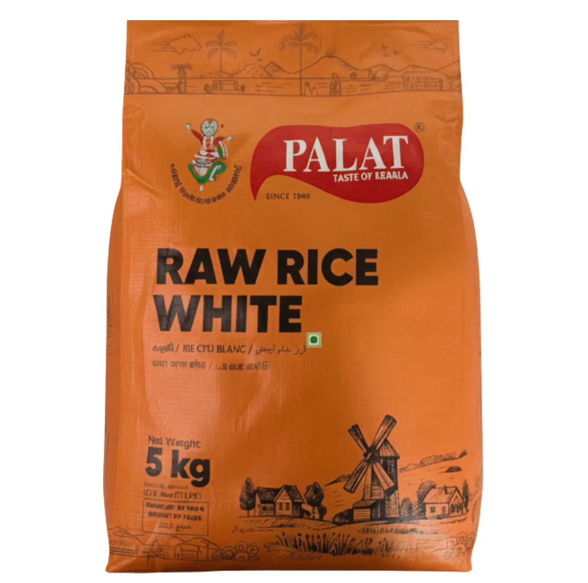 Palat Raw Rice White (5kg)