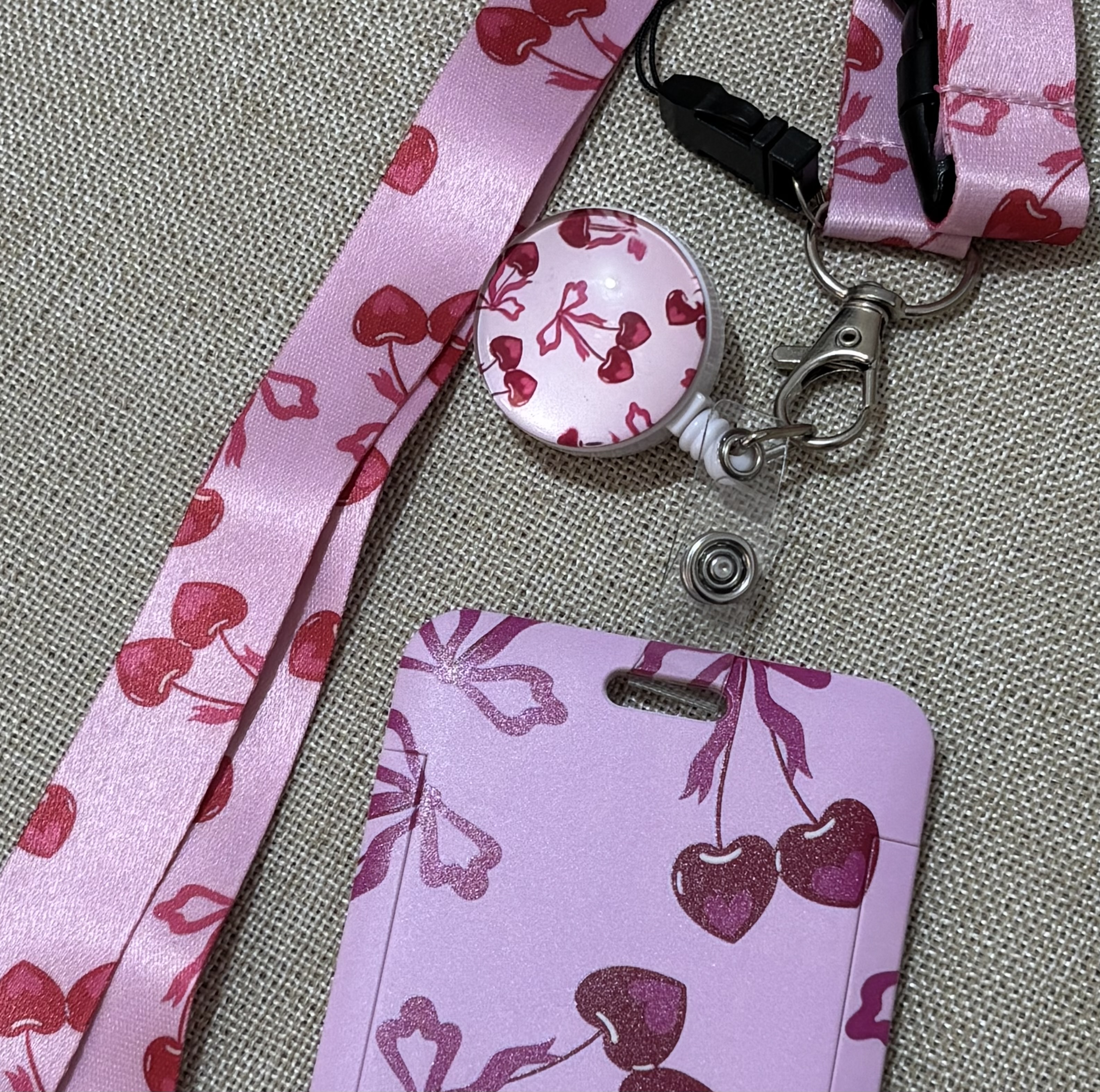 Porta carnet cherry 