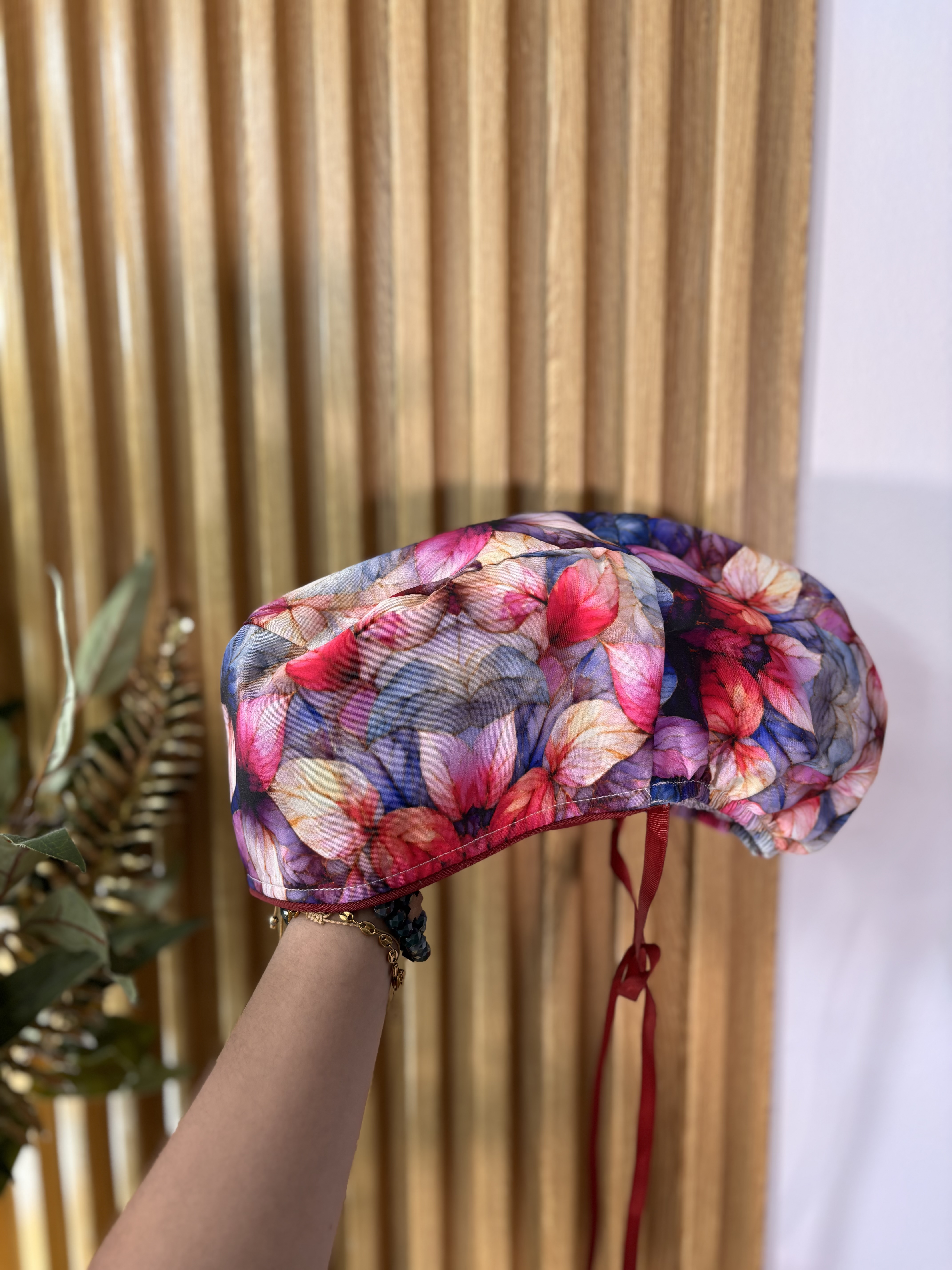 Gorro ref floral 