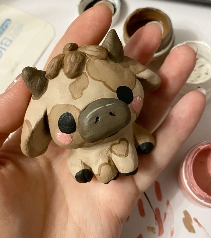 Losowa figurka z modeliny diy 2