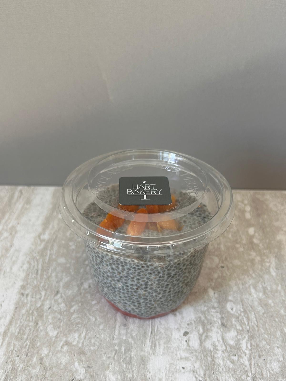 Buginca chia, piure capsuni, caise deshidratate 3