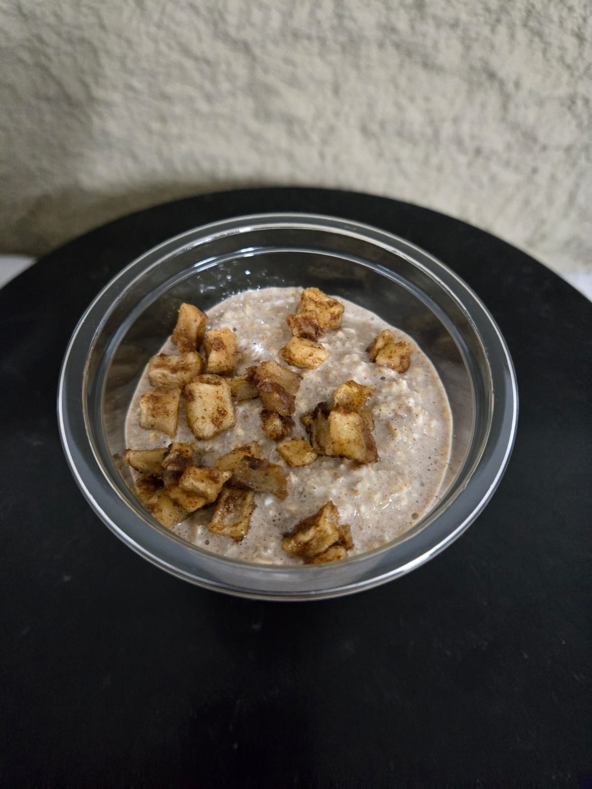 Overnight Oats cu mere coapte si scortisoara 3