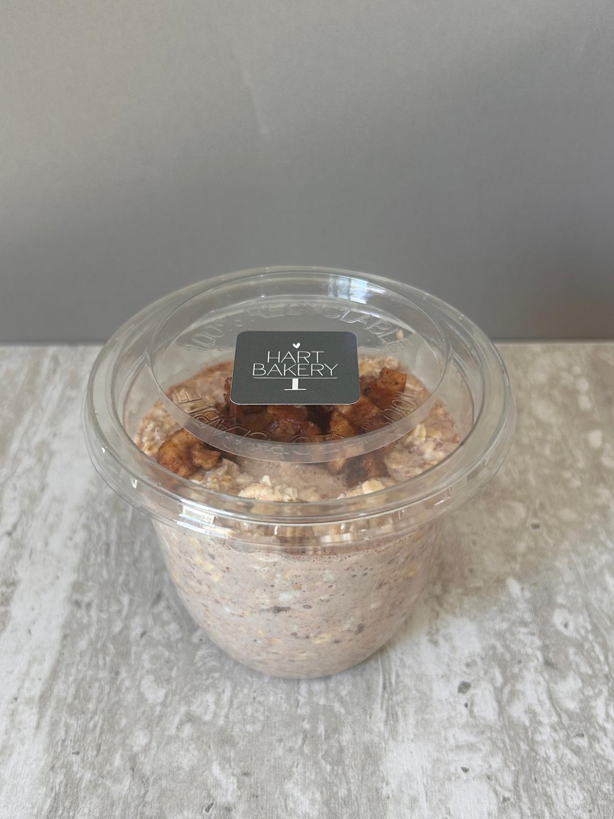 Overnight Oats cu mere coapte si scortisoara 4