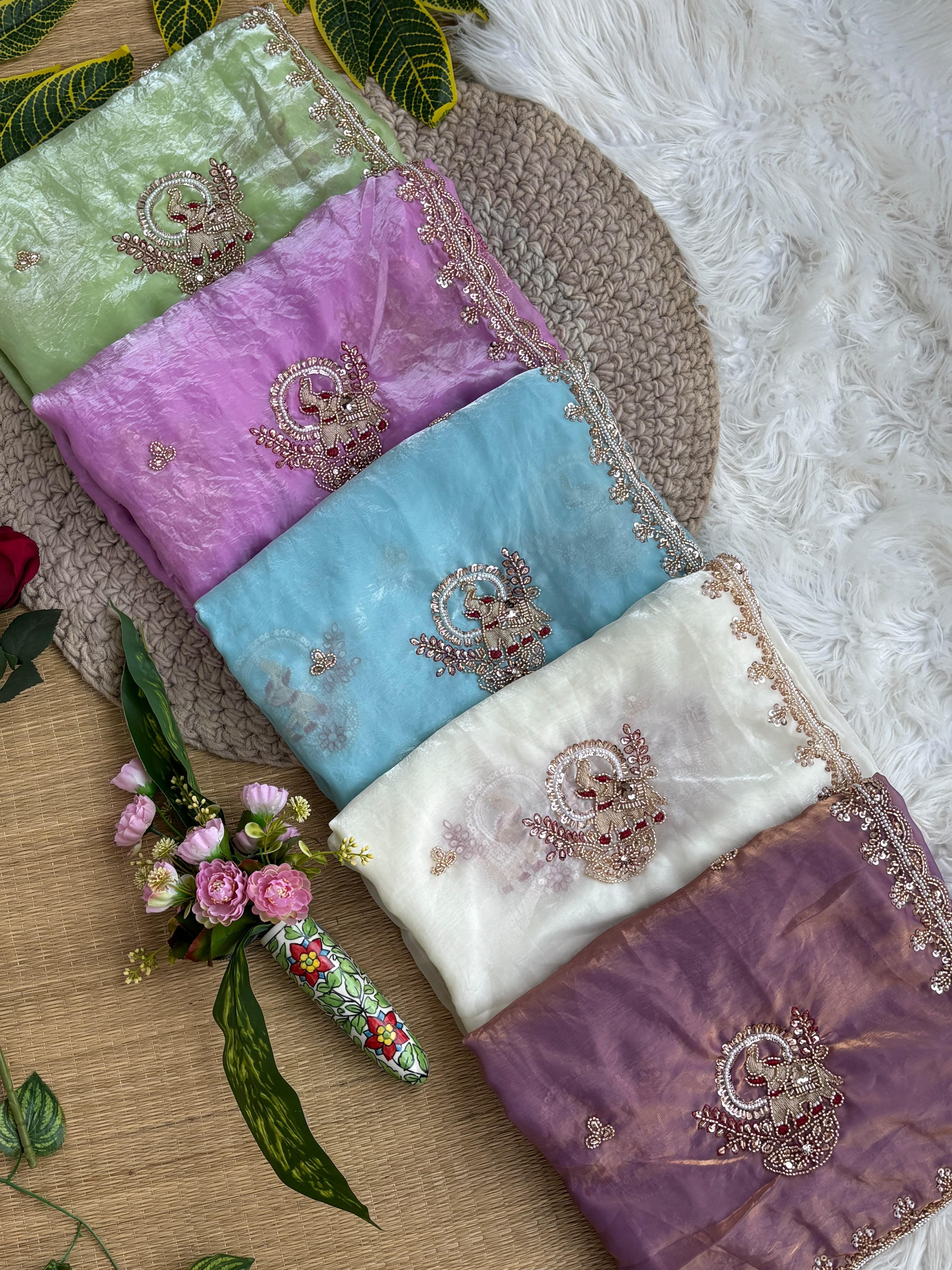 Satin Saree