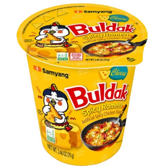 Samyang (Cup) Buldak Ramen Hot Chicken Cheese 70g