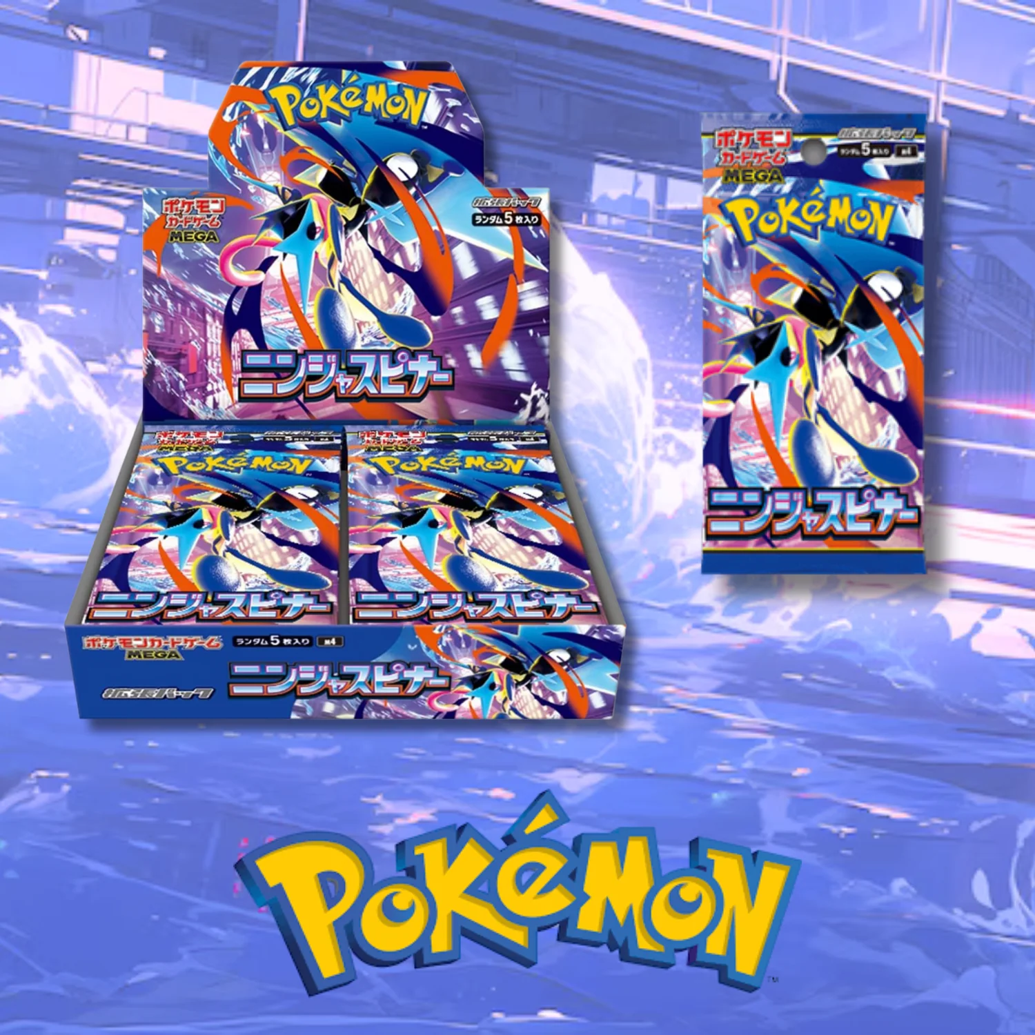 Pokemon TGC Ninja Spinner Box 30 Buste (JAP) - Image 1