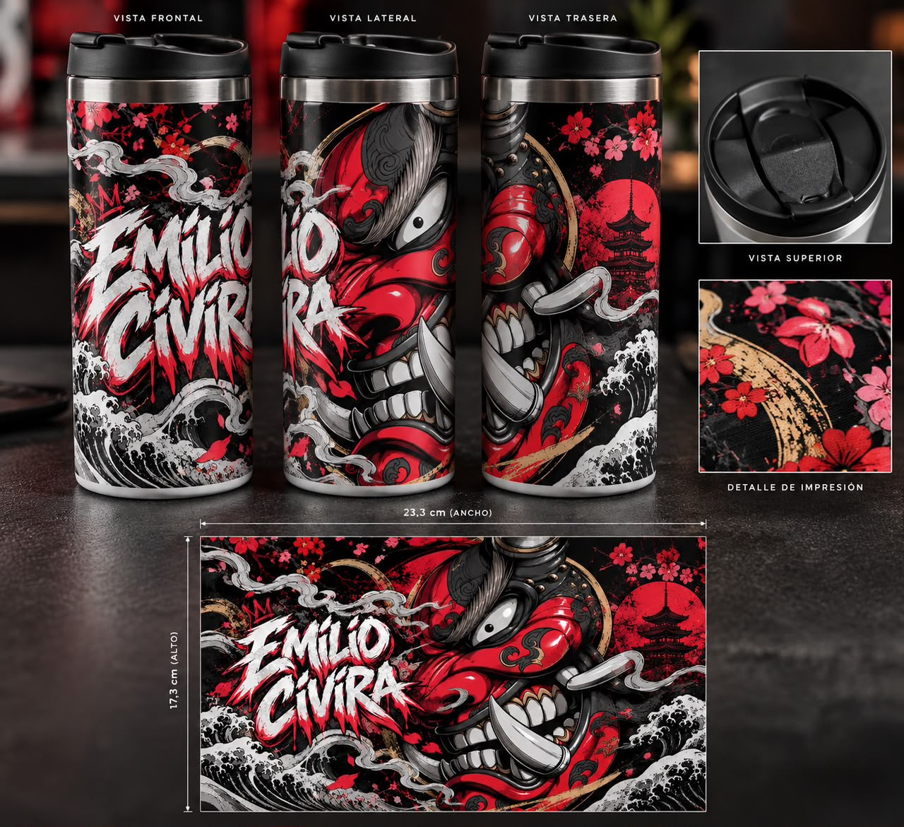Termo estilo Contigo 420ml 3