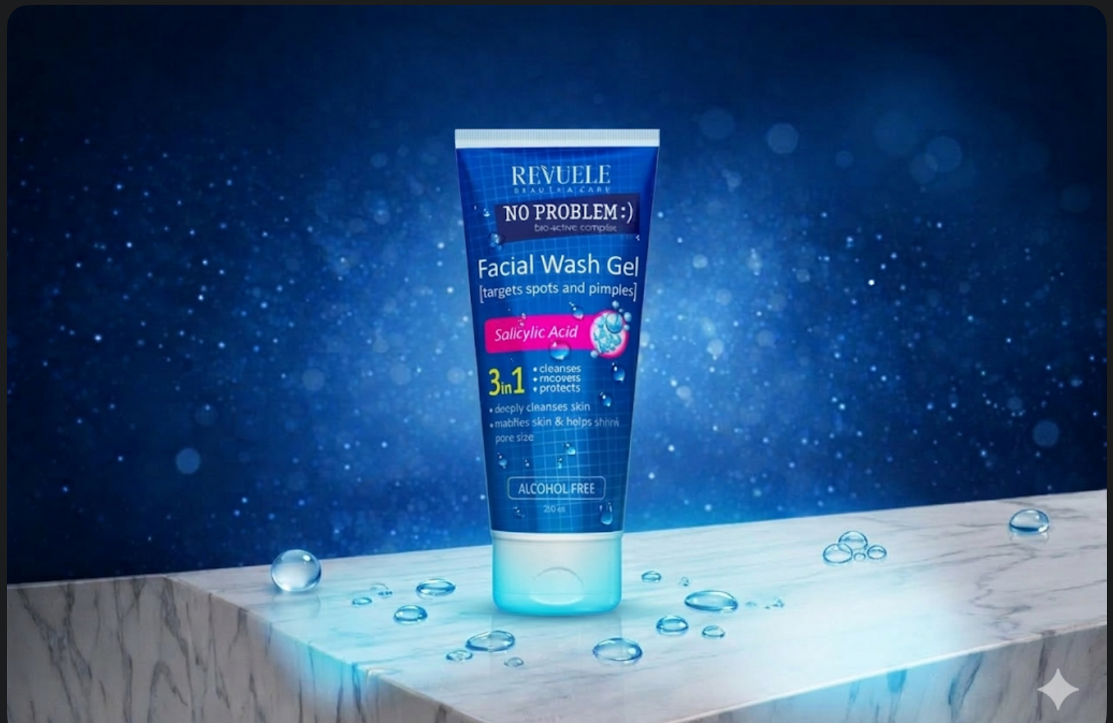 REVUELE no problem Facial Wash Gel - Image 1