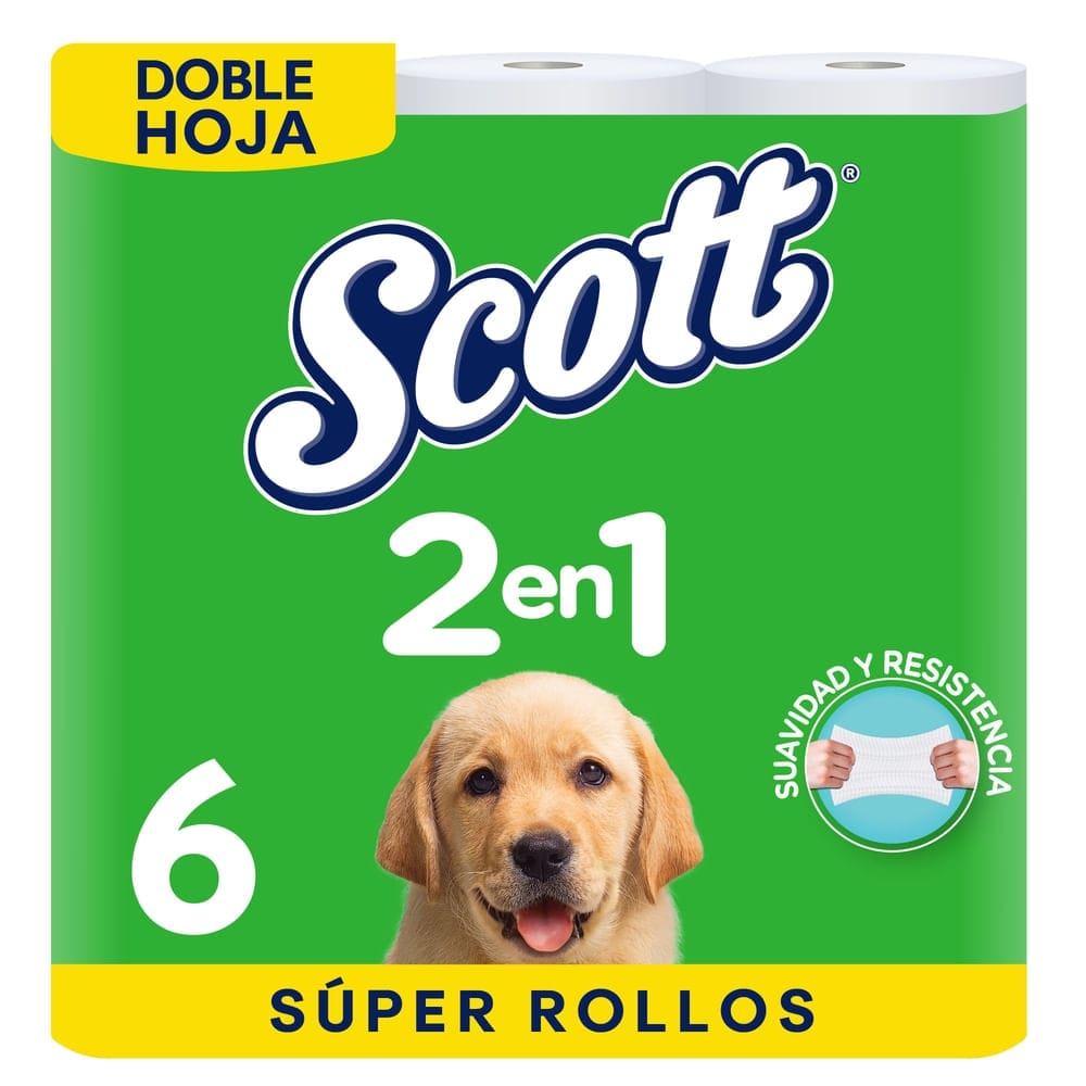 papel higiénico jumbo Scott 6 rollos - Image 1