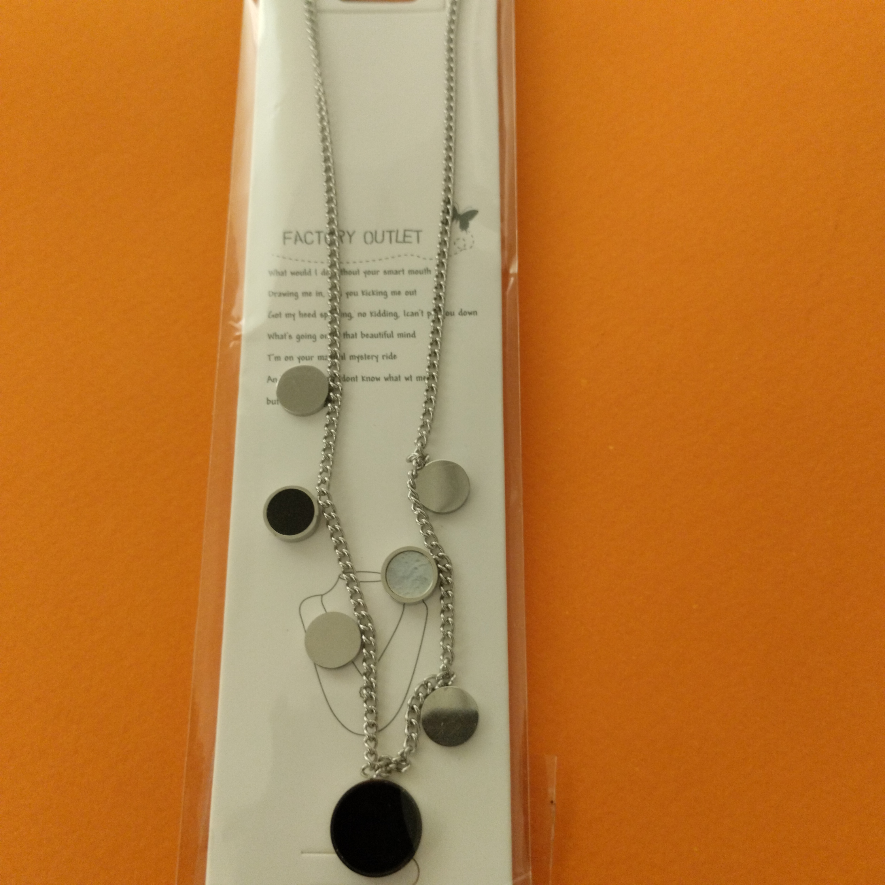 Collier argenté