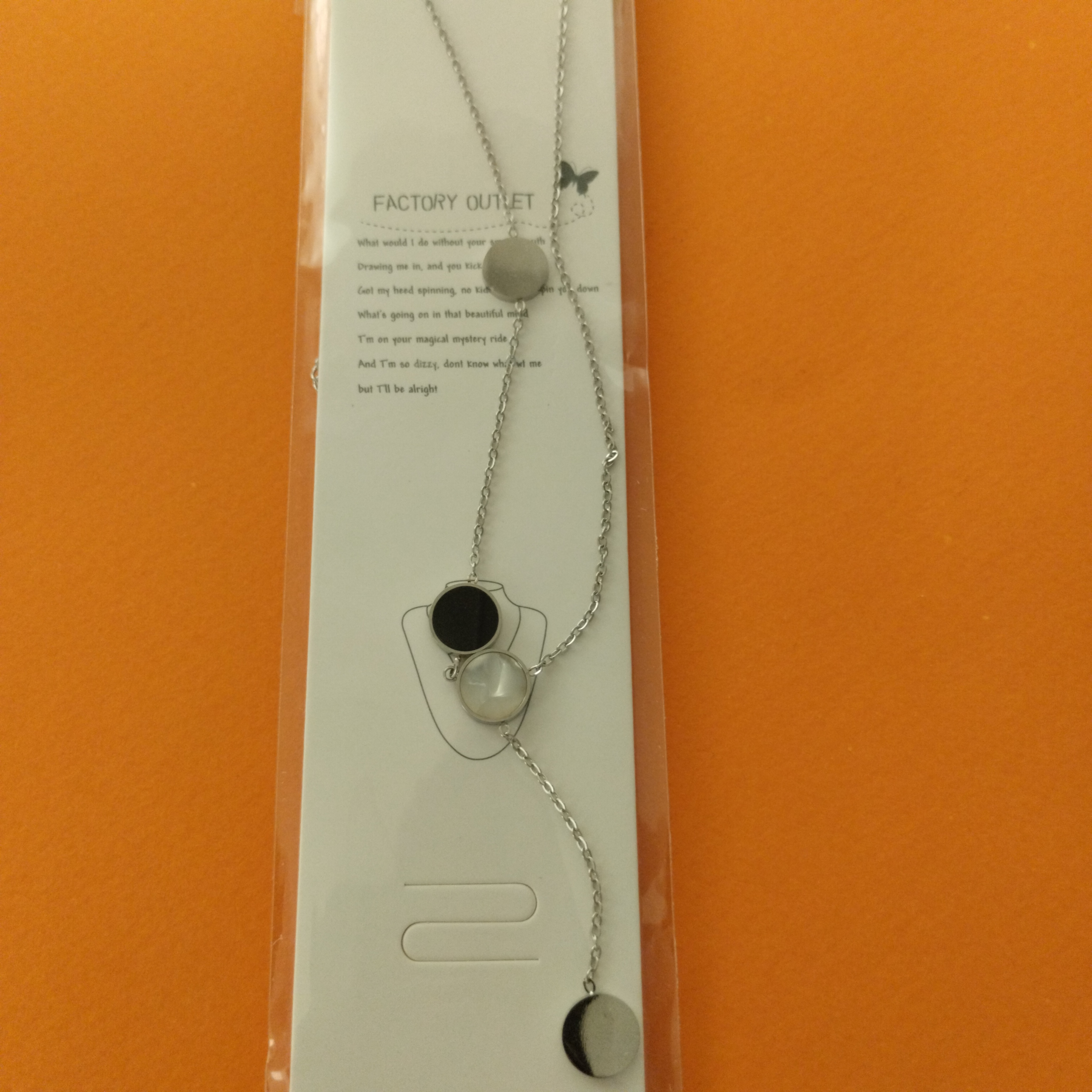 Collier argenté