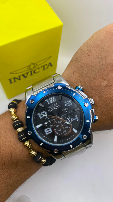 Reloj Invicta Azul Hombre Acero | Cronógrafo Deportivo Moderno