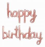 GLOBOS LETRAS FELIZ CUMPLEAÑOS / HAPPY BIRTHDAY 2