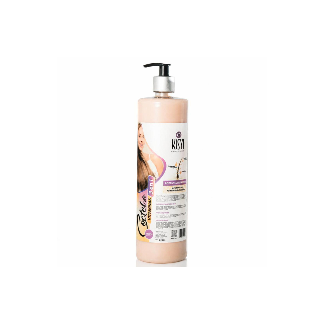 CREMA DE PEINAR KISYI COCTEL DE VITAMINAS 1000 ML