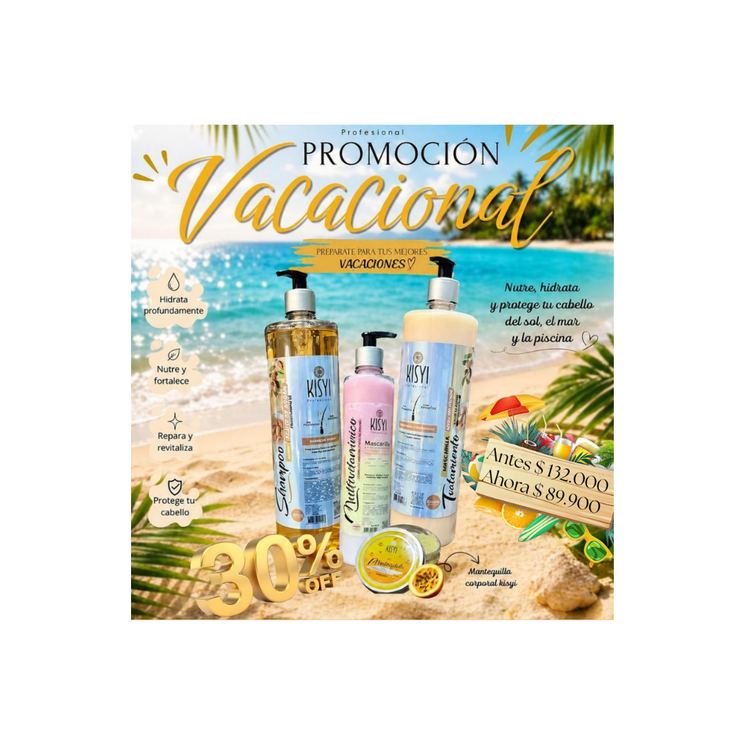 🏖️☀️ ¡COMBO VACACIONAL KISYI PROFESIONAL! ☀️🏖️