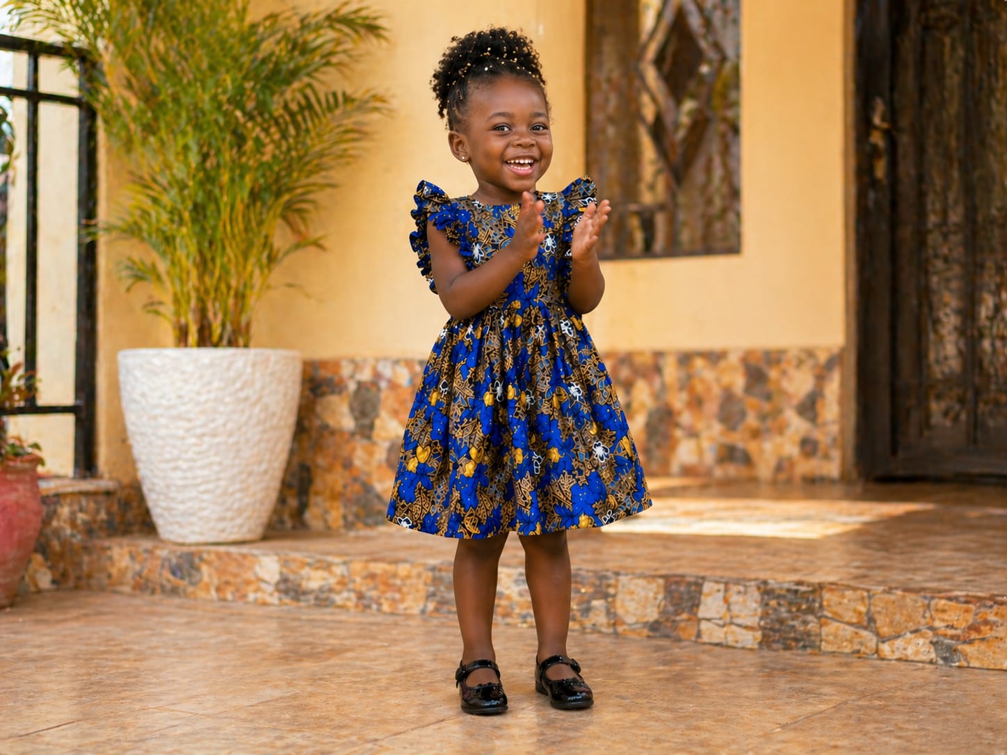 Baby Girl Blue Dress • 4-5 Years • Brand New - Image 1