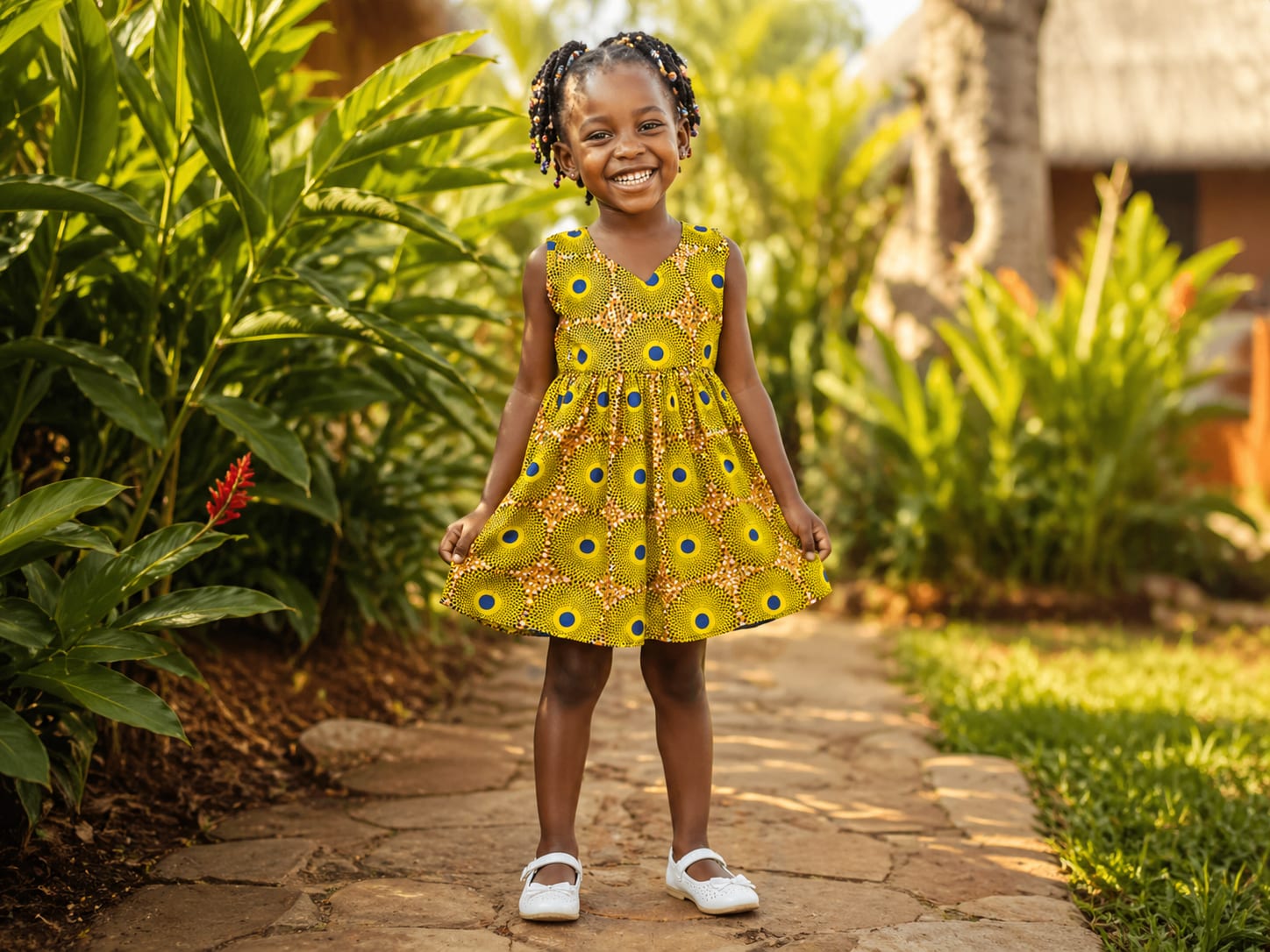 Baby Girl Yellow Dress • 4-5 Years • Brand New - Image 1