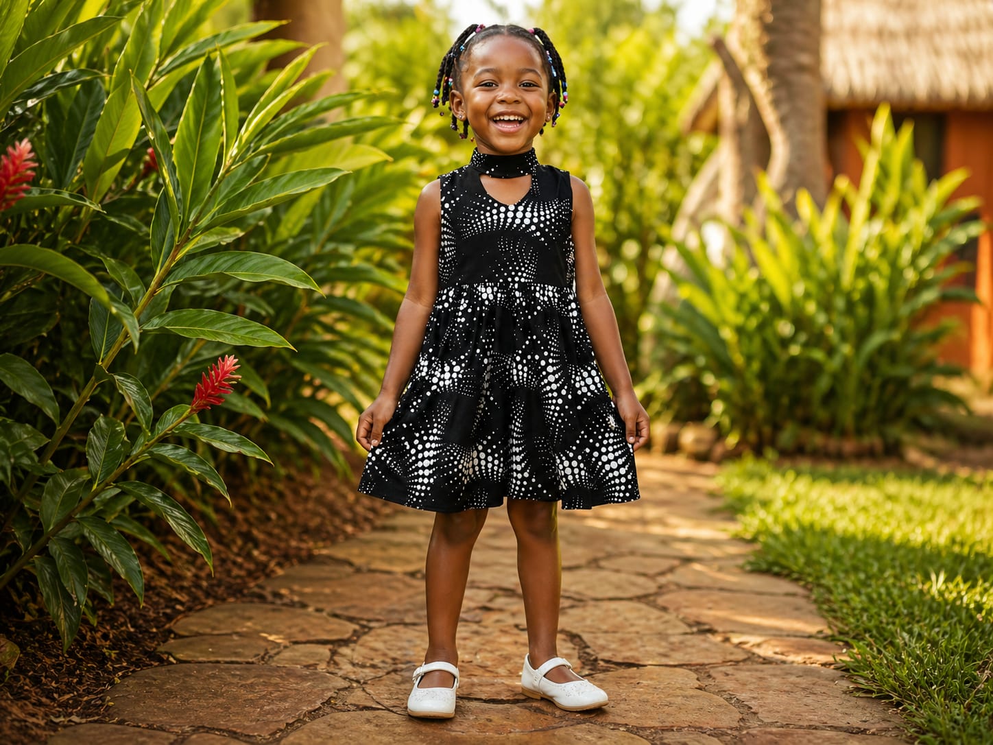 Baby Girl Black Dress • 4-5 Years • Brand New - Image 1