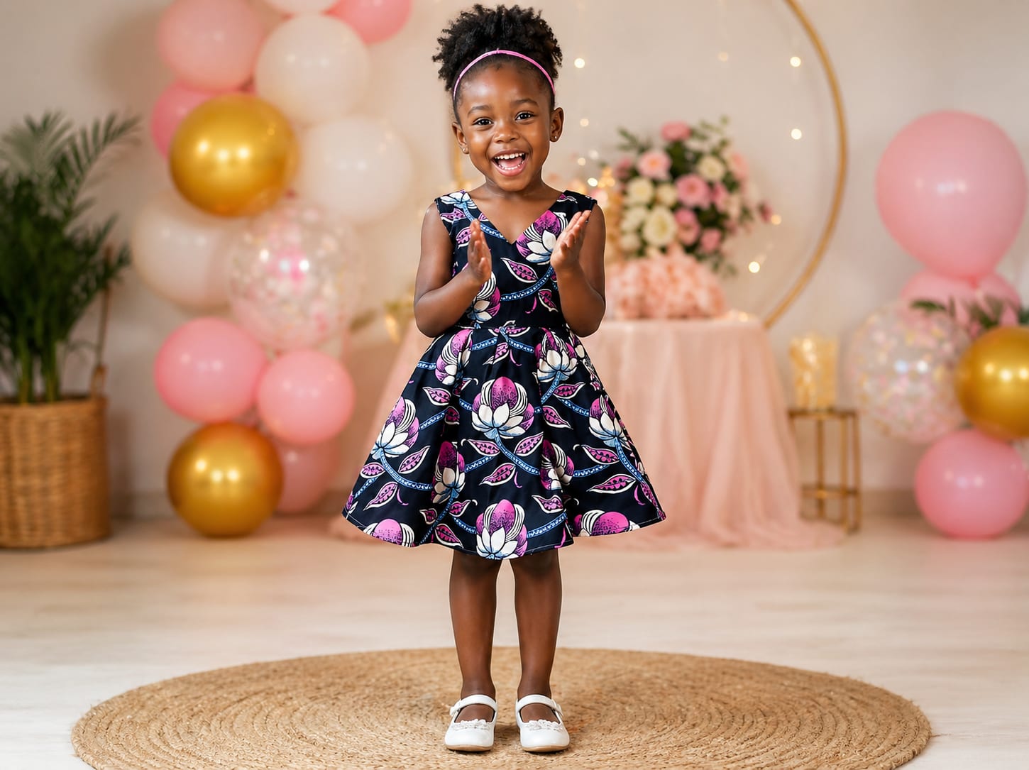 Baby Girl Black Dress • 4-5 Years • Brand New - Image 1
