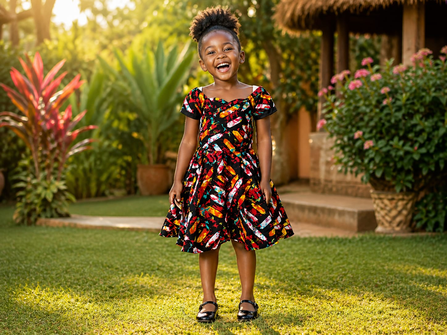 Baby Girl Black Dress • 4-5 Years • Brand New - Image 1