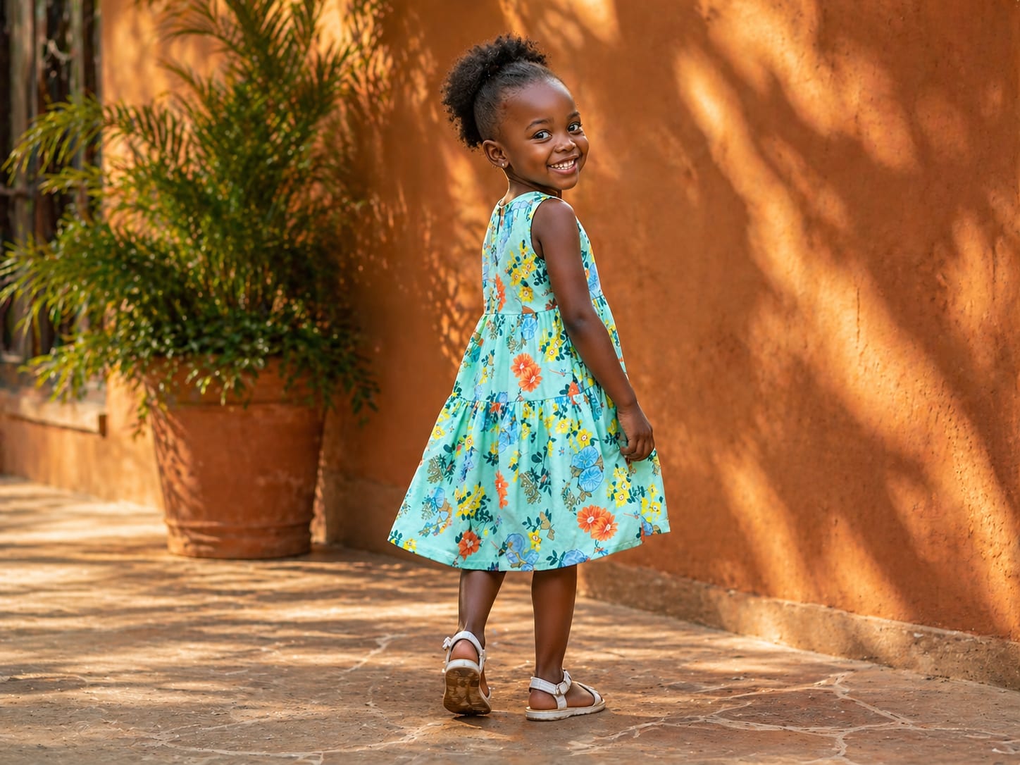 Baby Girl Light Blue Dress • 4-5 Years • Brand New