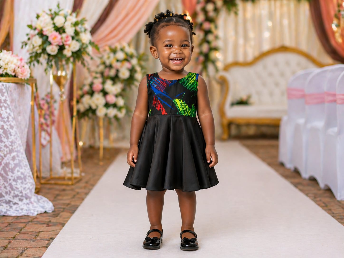 Baby Girl Black Dress • 1-2 Years • Brand New