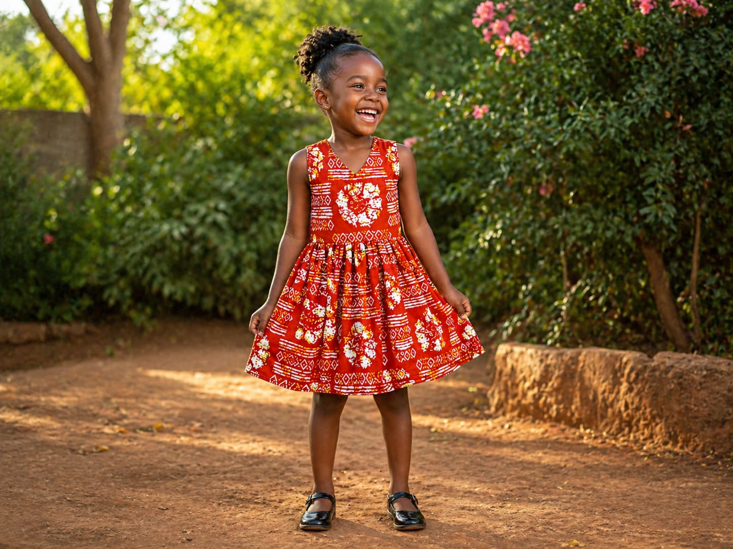 Baby Girl Brown Dress • 4-5 Years • Brand New