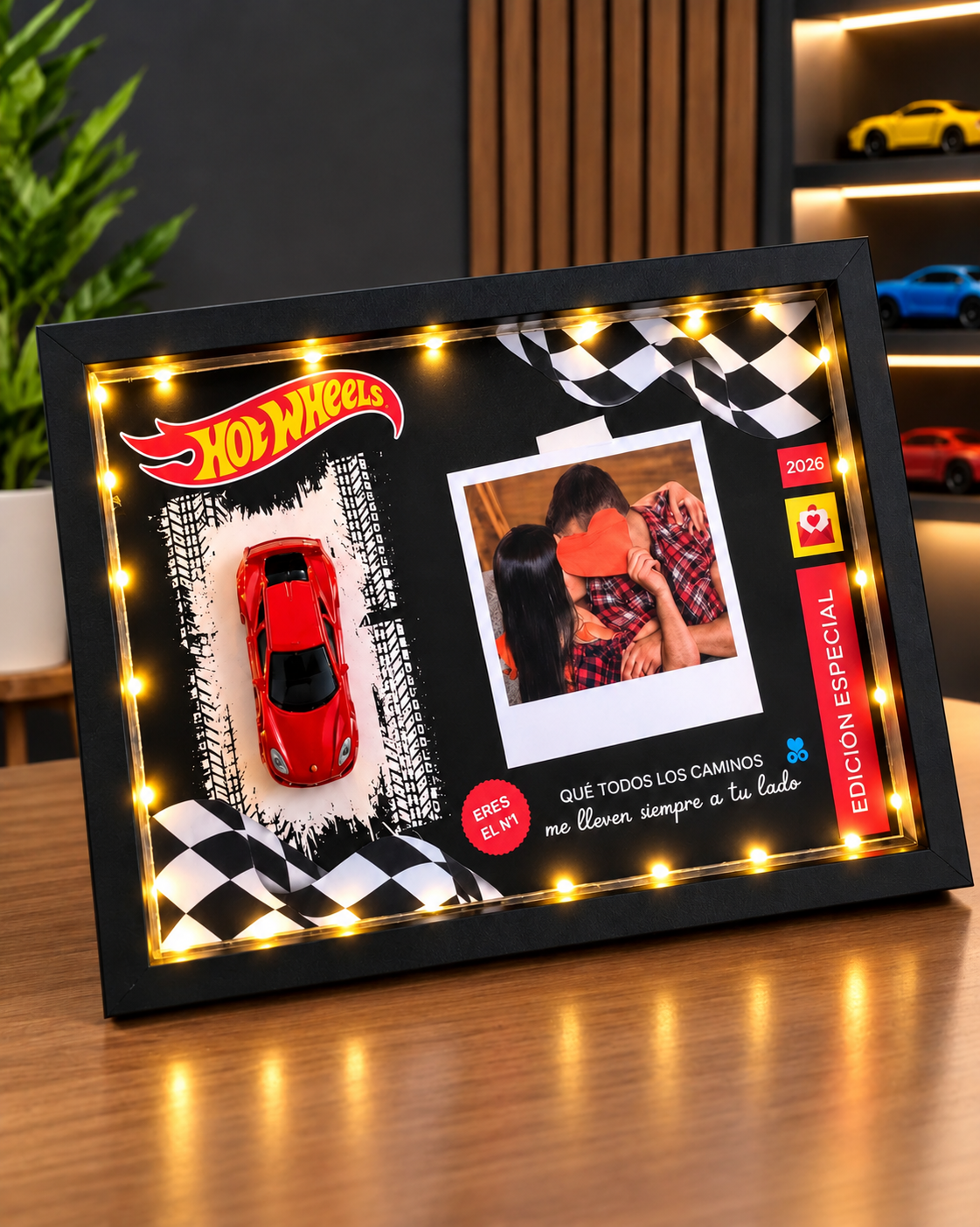 Cuadro Hot Wheels con luces 2