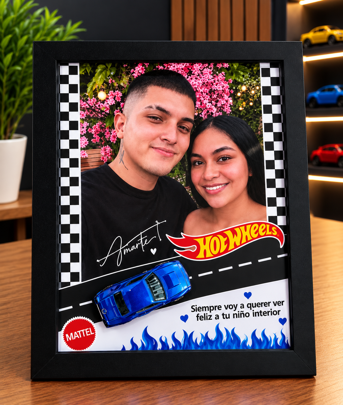 Cuadro Hot wheels con carro - Image 1