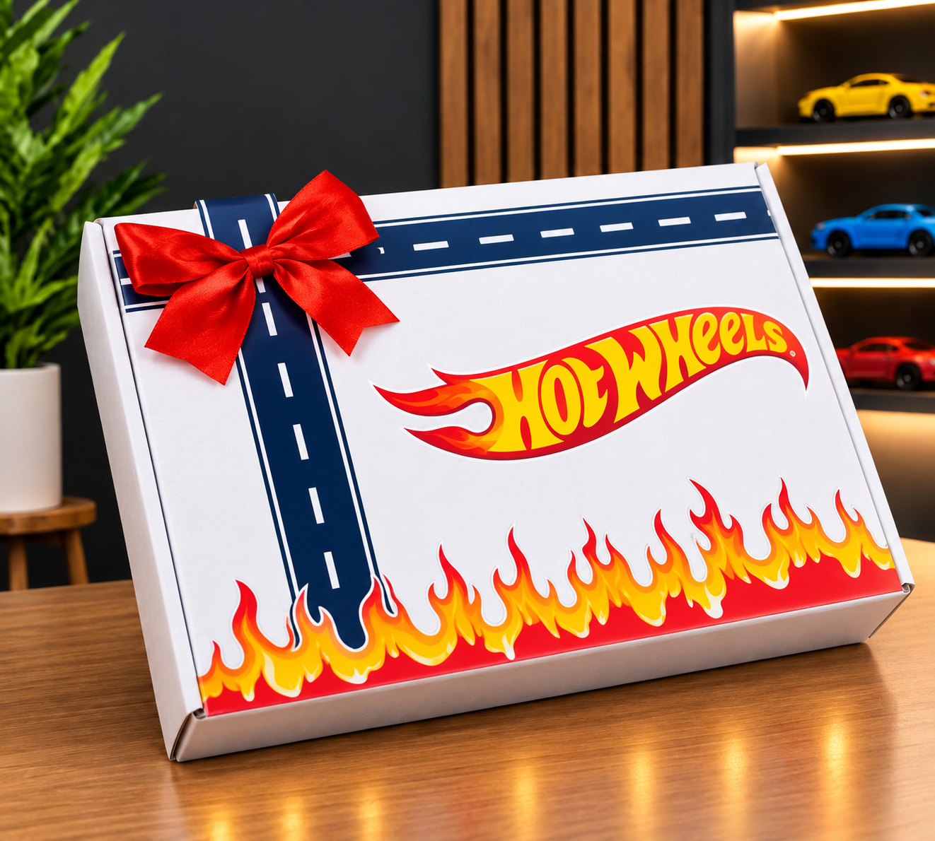 Cuadro Hot wheels con carro 4