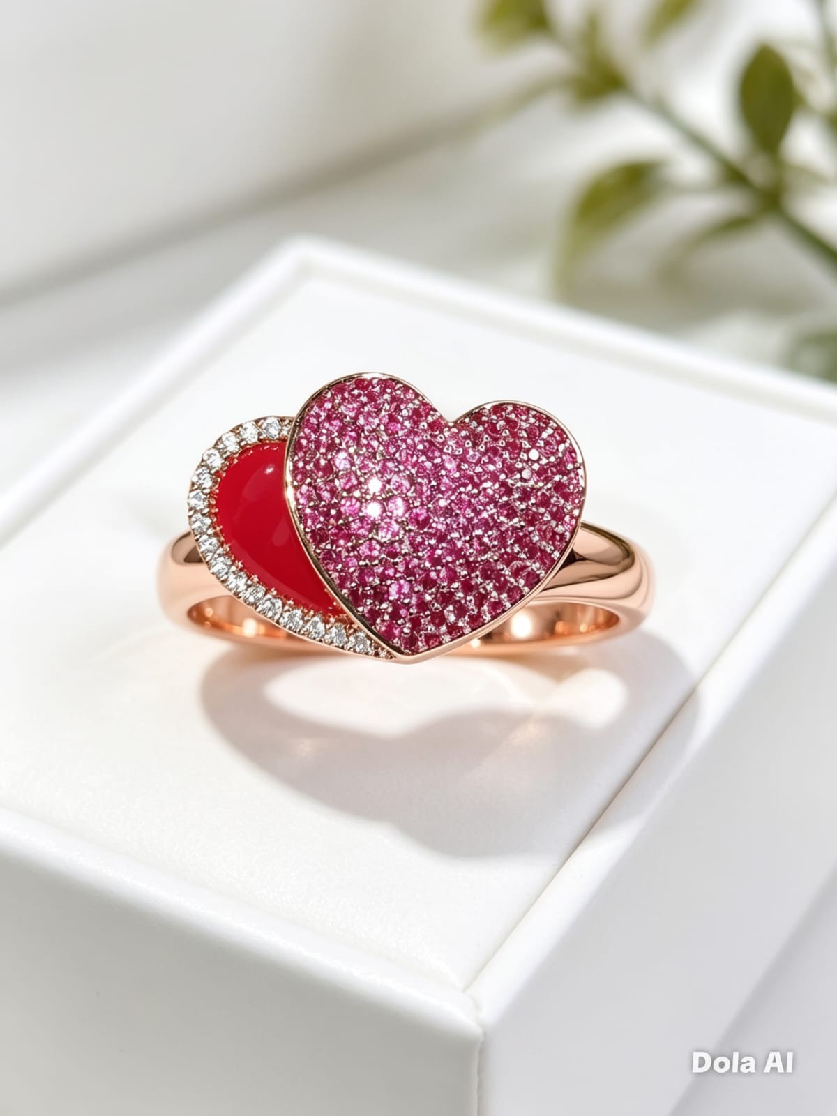 ANILLO CORAZÓN DOBLE XP
