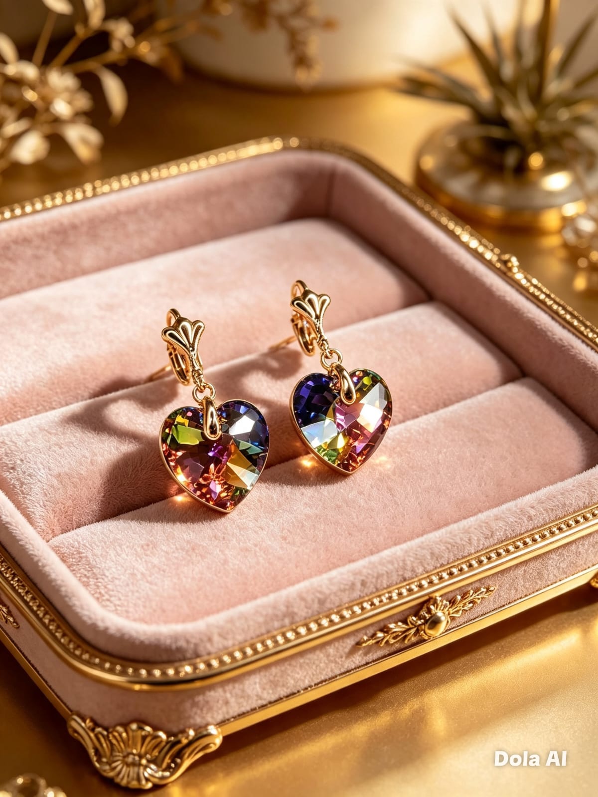 ARETES JINGJING VERDE TORNASOL