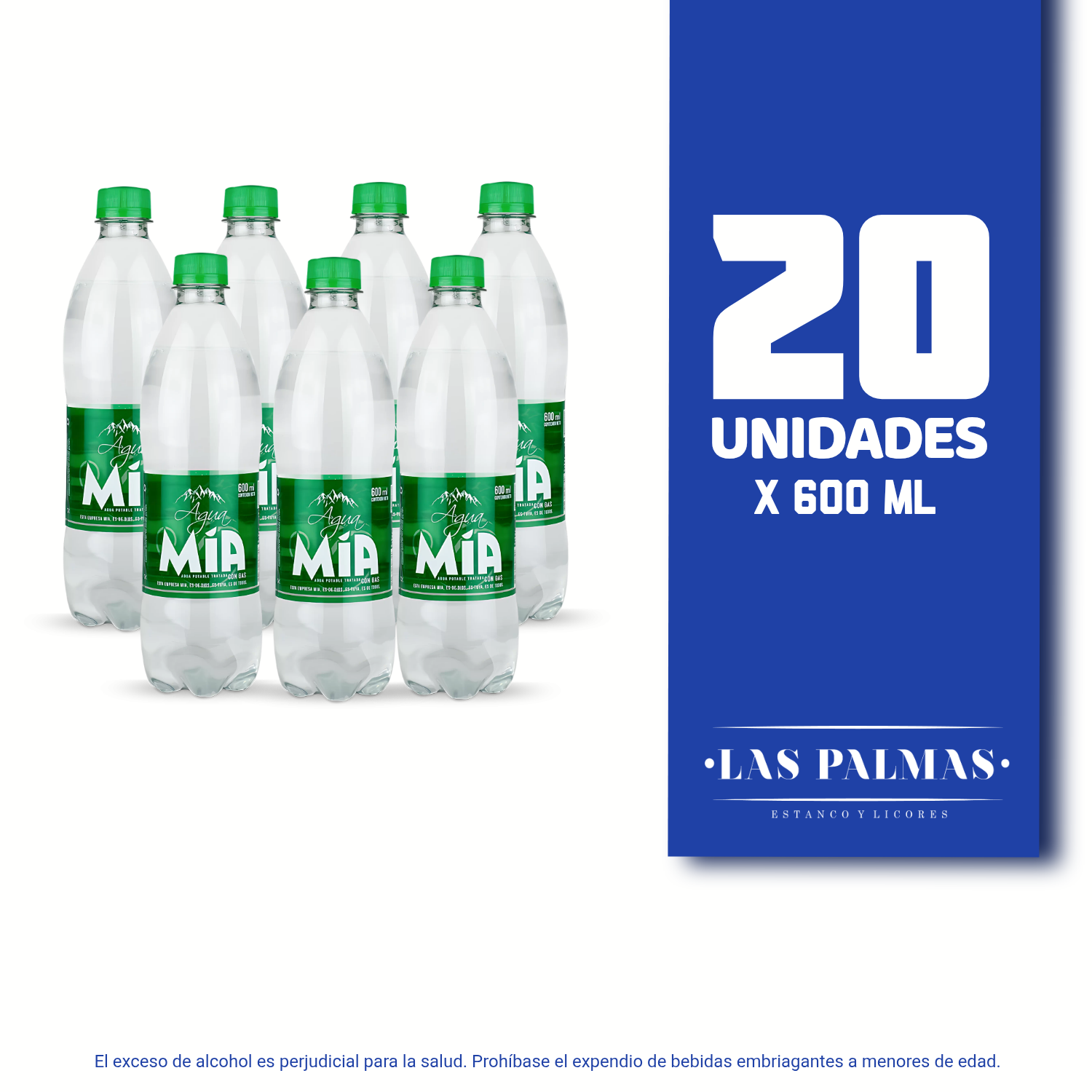 Agua Mia Con Gas x 20