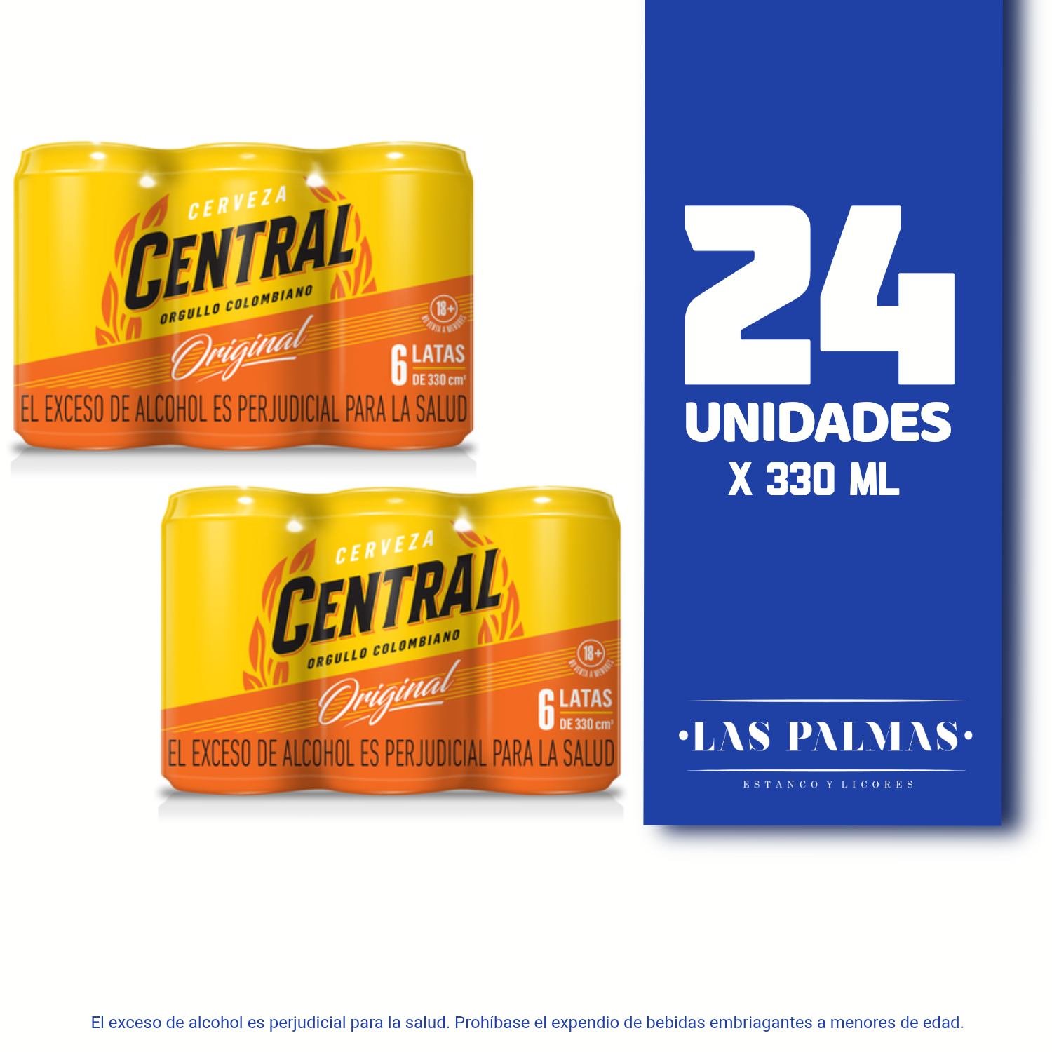 Cerveza Central 330ml x 24