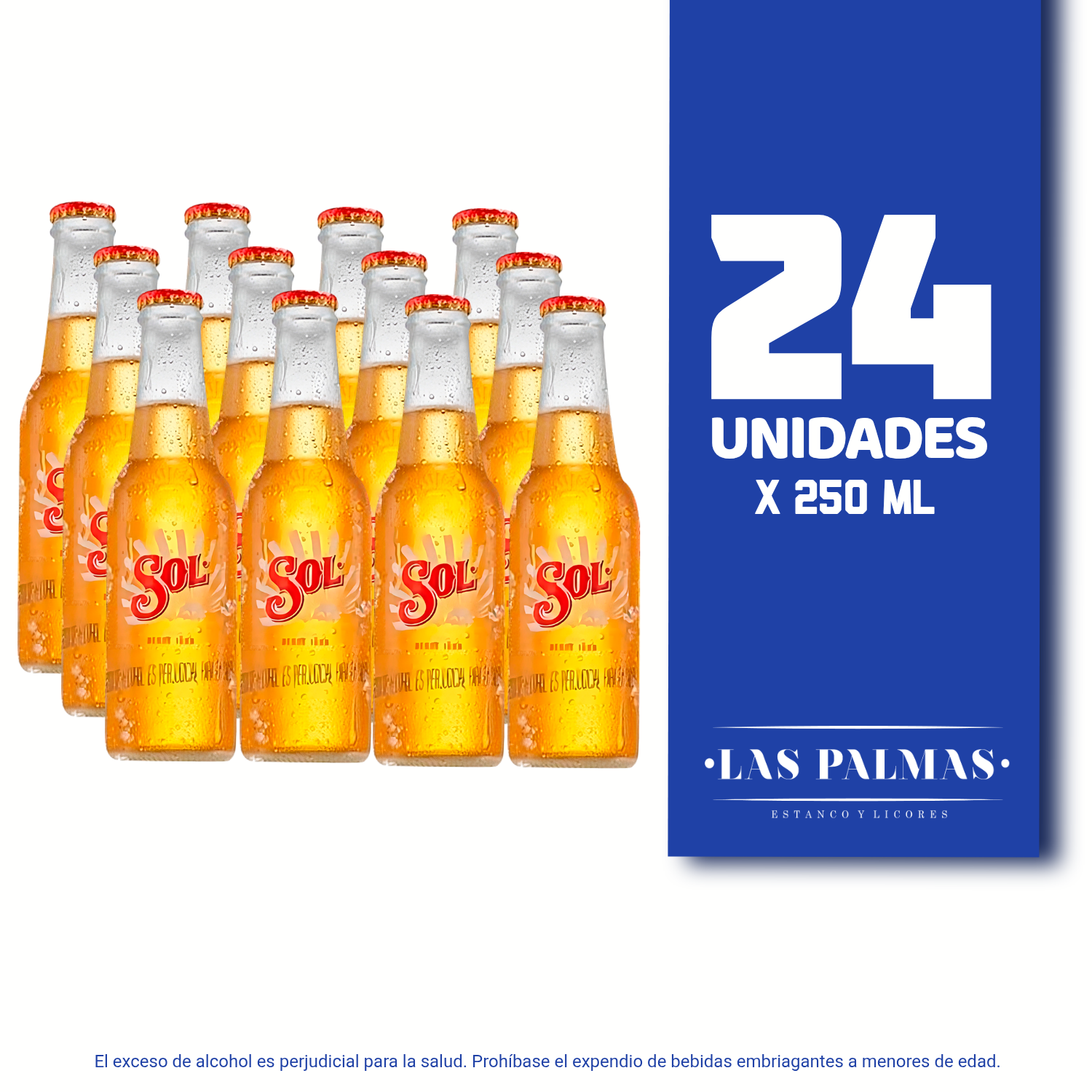 Cerveza Sol 250ml x 24