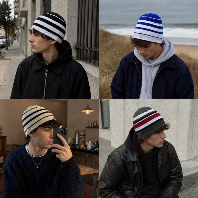 Gorros Rocky a Rayas