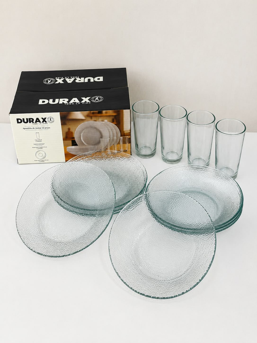 Juego de Vajilla Durax - 12 Piezas