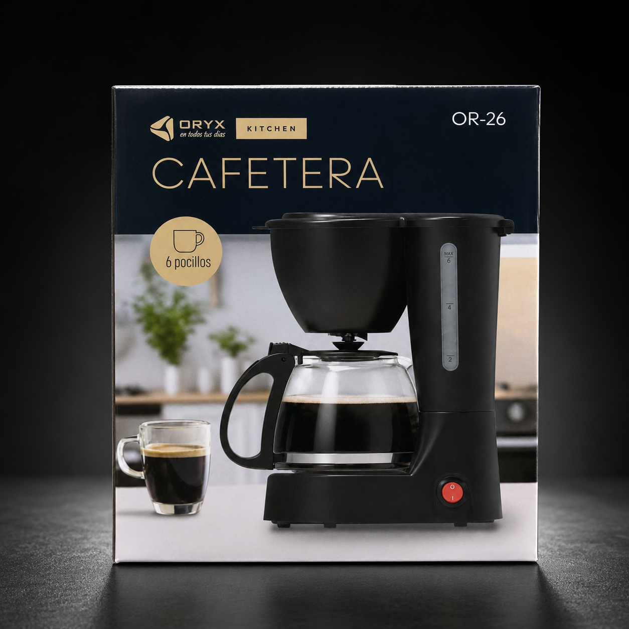 Cafetera 6 Pocillos