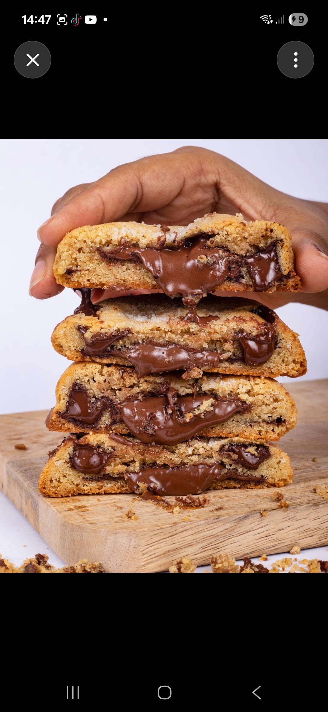 Cookie Cœur Nutella - Image 1