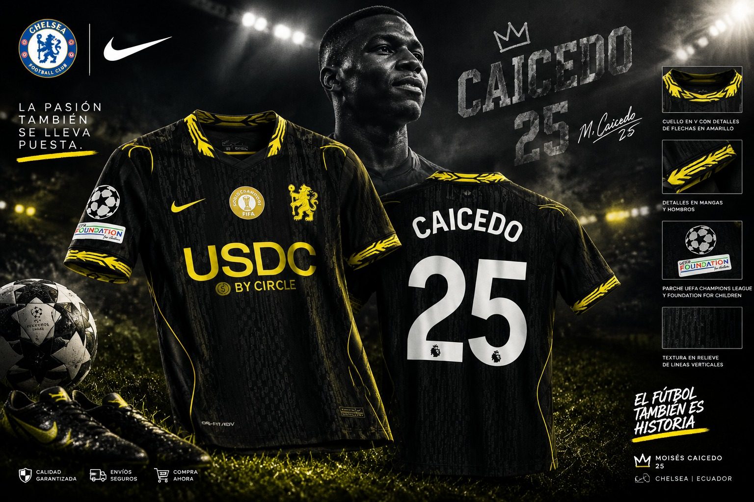 Camiseta Réplica Alterna CHELSEA