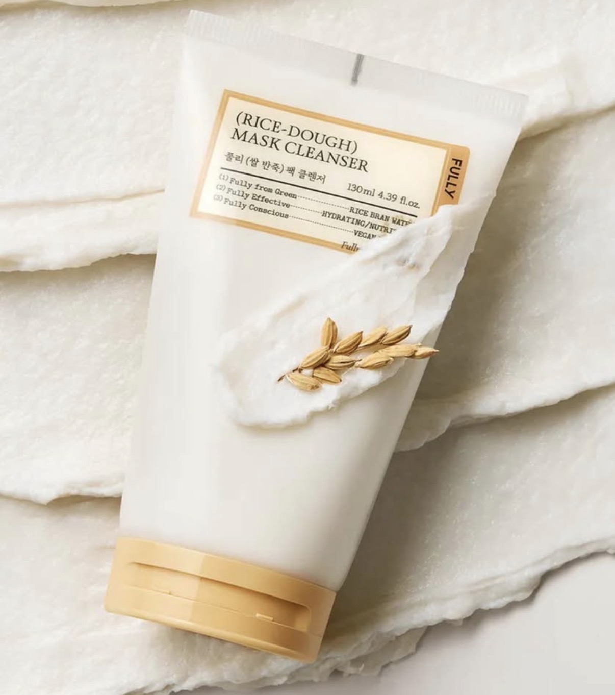 FULLY - Rice-Dough Mask Cleanser - 130ml