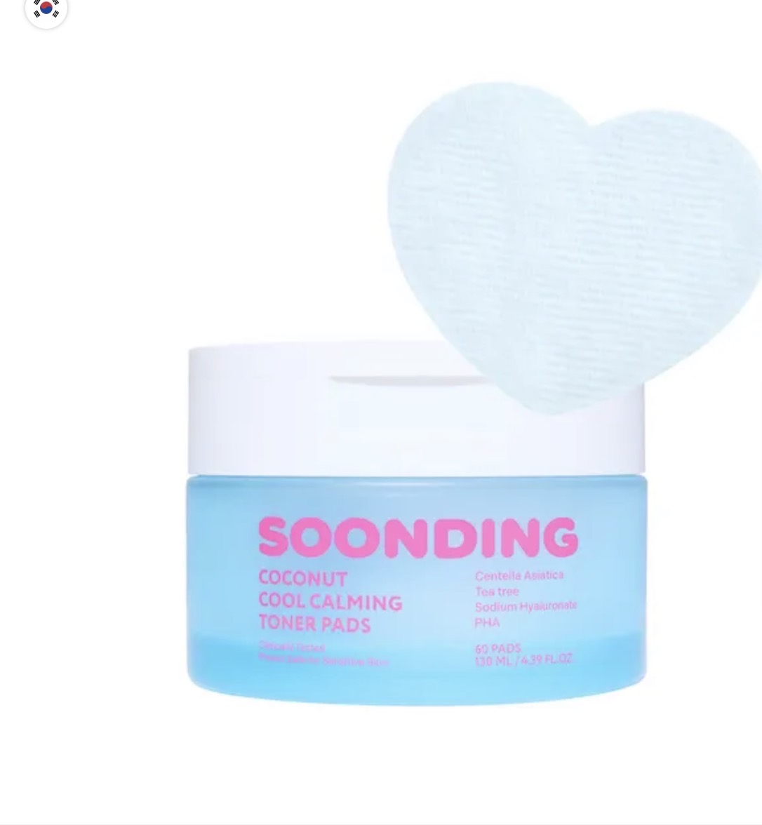 SOONDING - Coconut Cool Calming Toner Pads