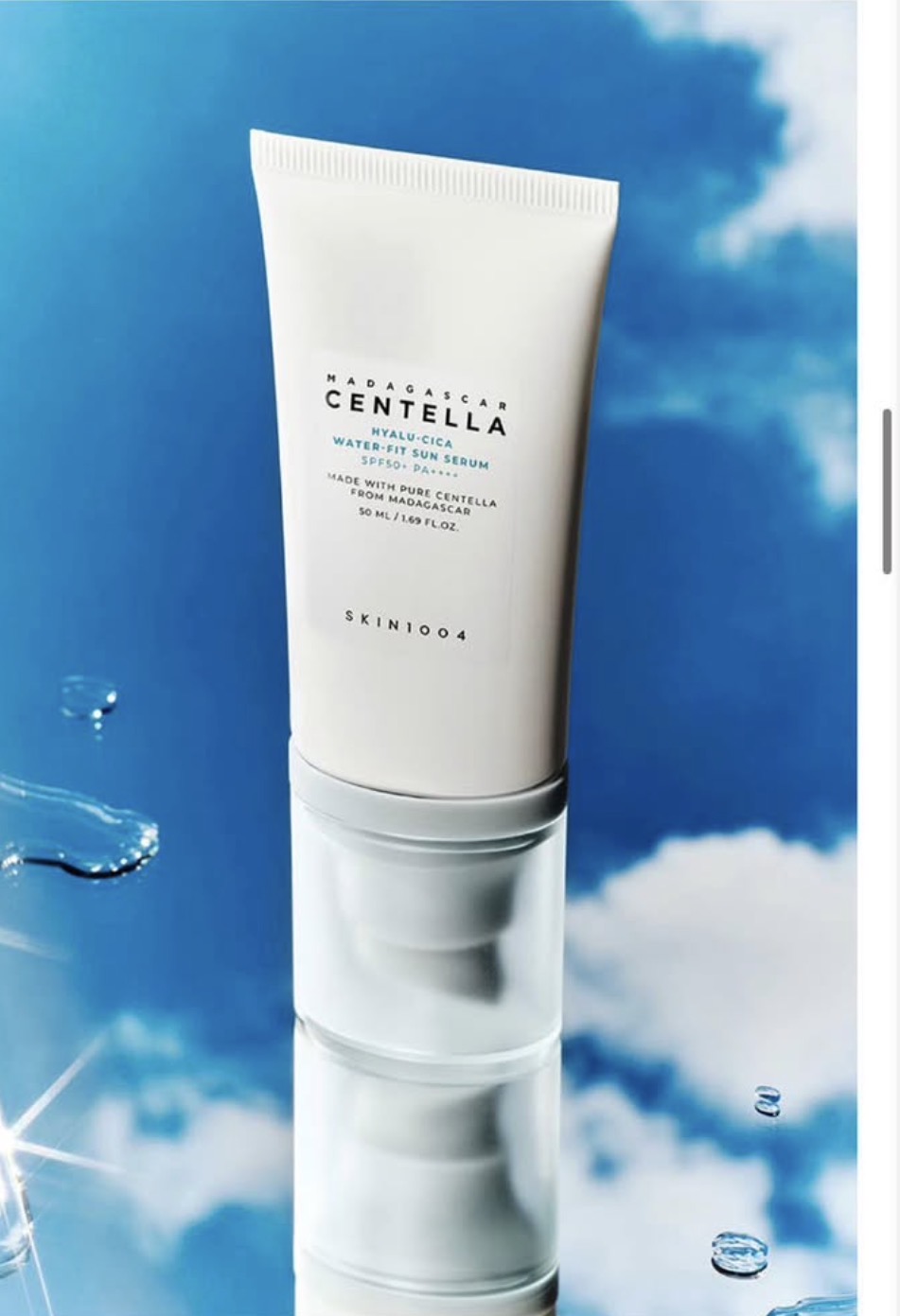 SKIN1004 - Madagascar Centella Hyalu-Cica Water-Fit Sun Serum SPF50+ PA++++ - 50 ml