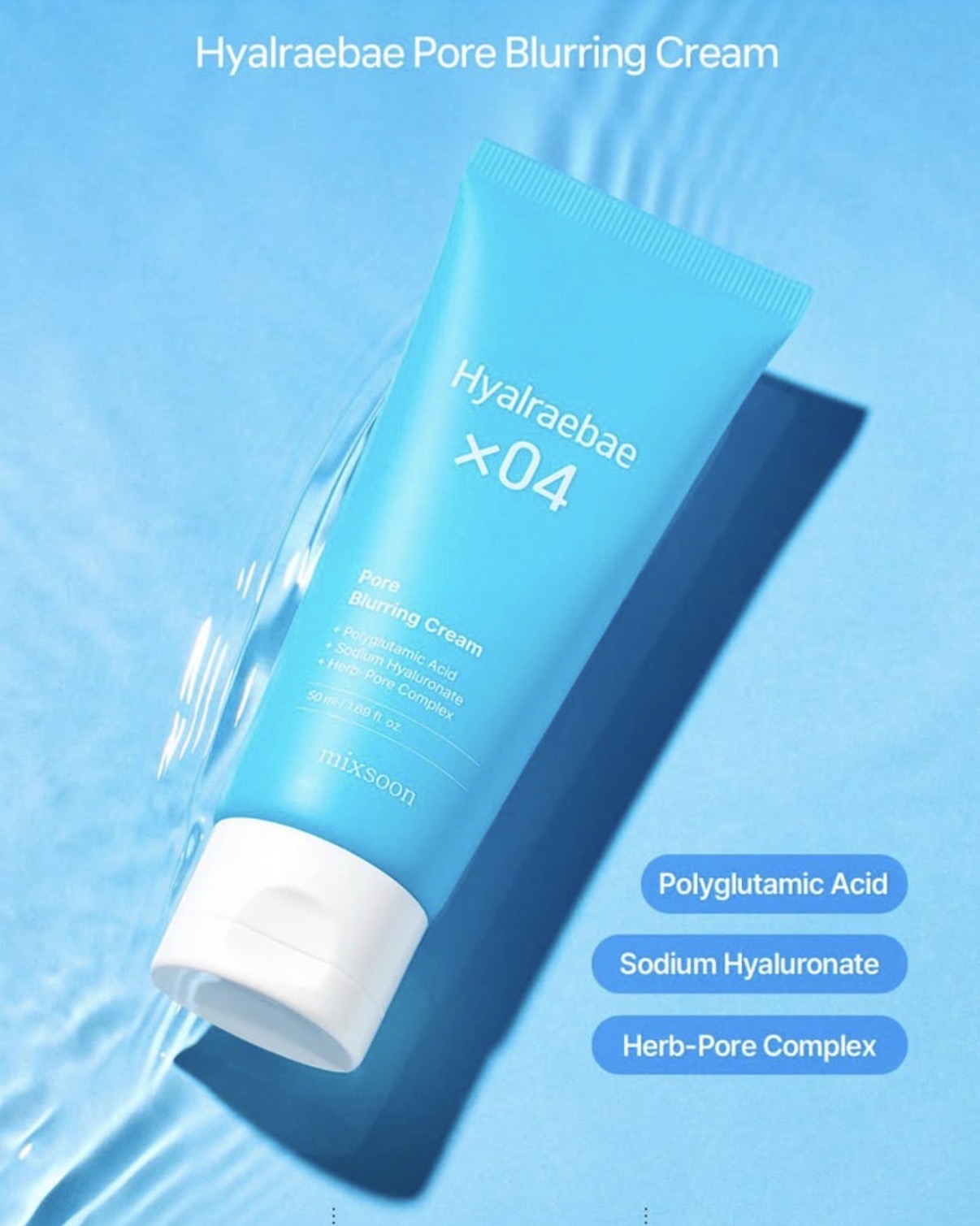 MIXSOON - Hyalraebae Pore Blurring Cream - 50ml