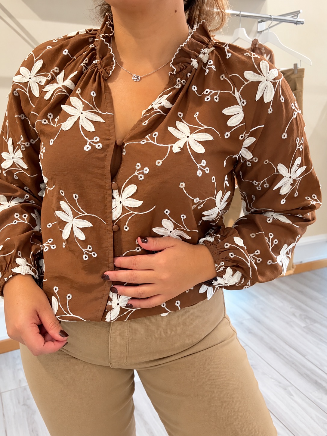 Blusa Bordada Floral 2