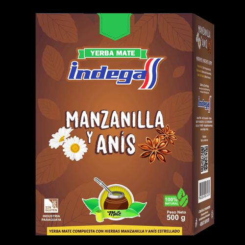 Yerba Mate Indega Manzanilla y Anis