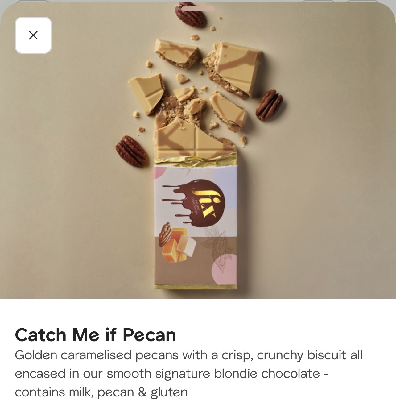 Catch Me If Pecan