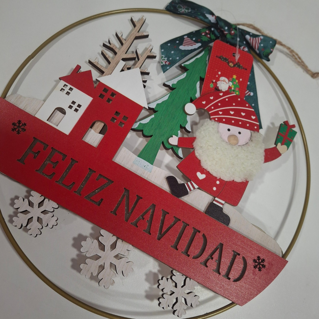 Corona Navidad con Luz