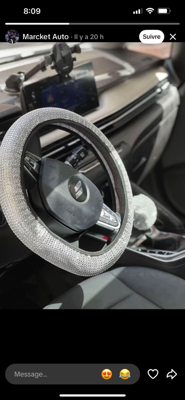 Volant vitesse perlé 