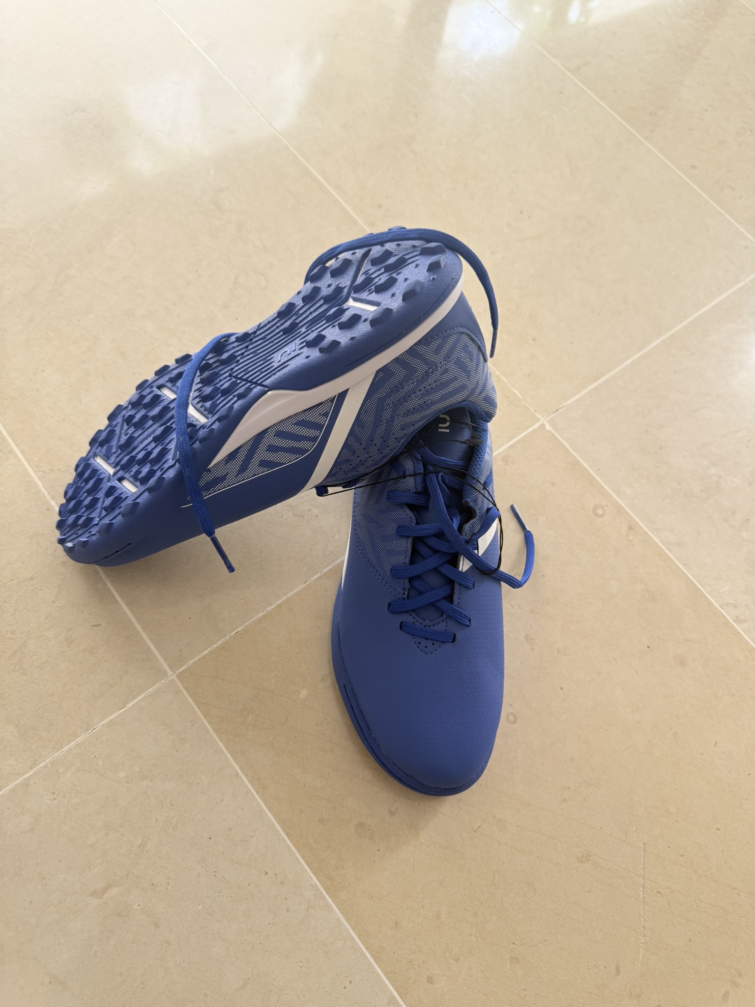 Chaussures de football enfant KIPSTA Viralto I Turf TF – Bleu/Blanc 2